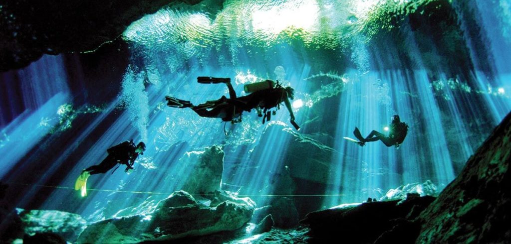 El buceo en la Riviera Maya