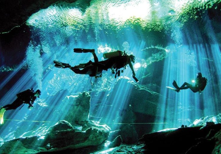 El buceo en la Riviera Maya